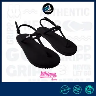 Sandal Cewek karet Gripp - Whippy Black