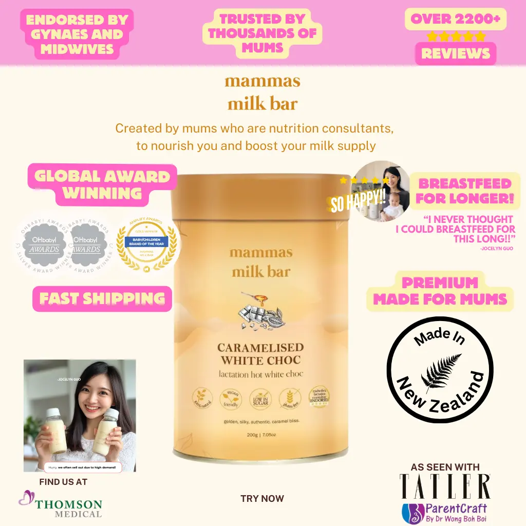 Mammas Milk Bar - Lactation Caramelised White Hot Chocolate - Made in NZ
