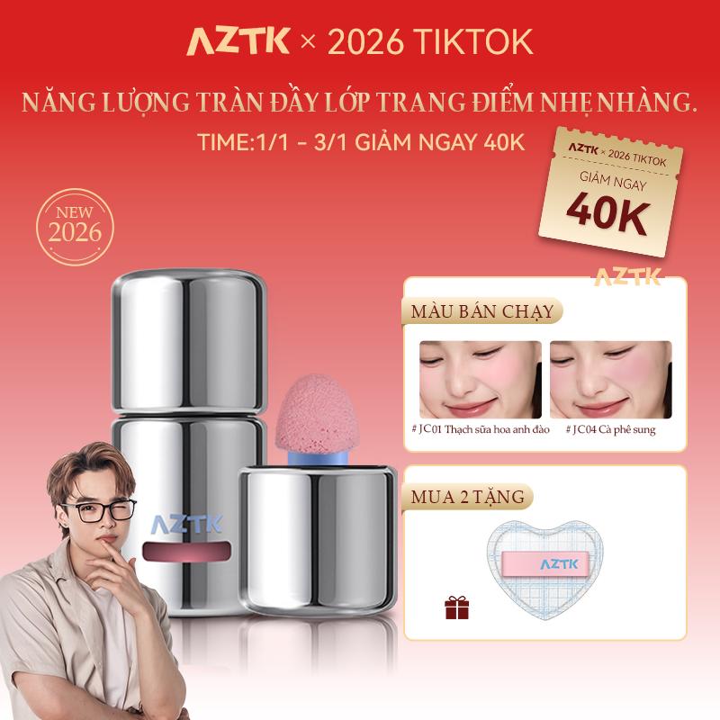Tun Phạm x 【AZTK Má hồng lỏng AZTK Má Hồng Lỏng Tăng Sáng Làm Sáng Da Chống Mồ Hôi Mờ Matte Tự Nhiên Mịn Màng Tạo Vẻ Tươi Tắn Dễ Dàng Dành Cho Người Mới 5ml V