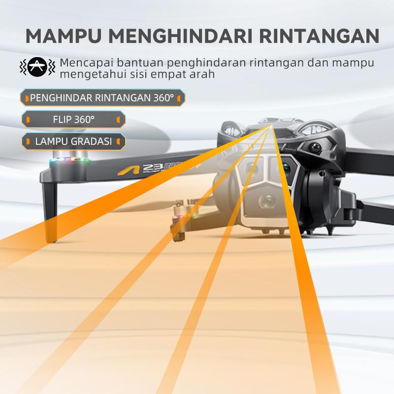A23 Drone kamera jarak jauh fotografi udara profesional murah dual camera drone premium ulang tahun 2