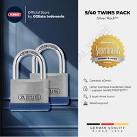 Gambar ABUS Gembok Pagar Anti Karat 5/40 TWIN PACK SILVER ROCK HEAVY DUTY & WEATHERPROOF Anti Saw - Germany dari GGEsta Indonesia Kota Administrasi Jakarta Barat 1 Tokopedia