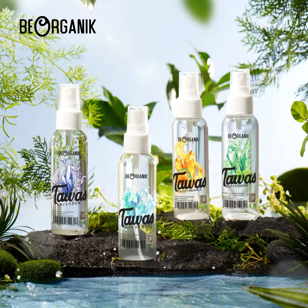 Tawas Spray Beorganik / Crystal Deodorant / Natural Deodoran Spray NEW PACKAGING!!!