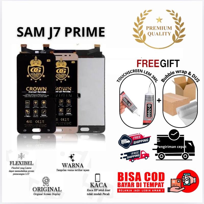 LCD TOUCHSCREEN SAM J7 PRIME FULLSET ORIGINAL FREELEM +xtrapacking 0