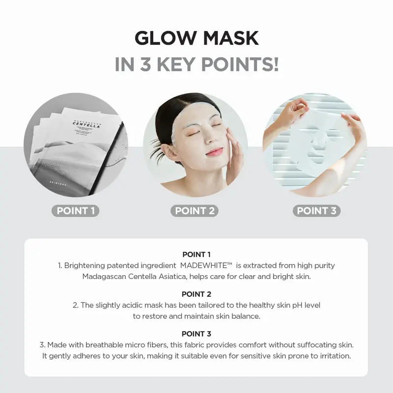 SKIN1004 Madagascar Centella Tone Brightening Mask 25ml (5ea) 4