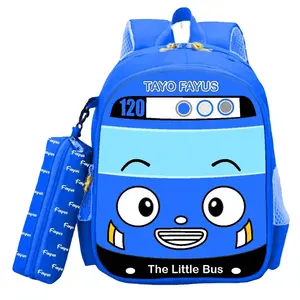 PREMIUM Tas anak sekolah laki karakter kartun TAYO ransel terbaru  bisa bayar di tempat ( COD ) Payus Kids Sd Fashion