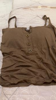 Product Review of Tank Top Bra Wanita Busa Dalaman Kancing Korean Style from L**🌻 0
