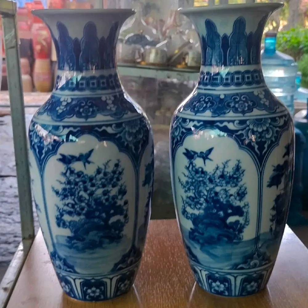 lộc bình vẽ tứ cảnh hàng cao 30f nhé ....