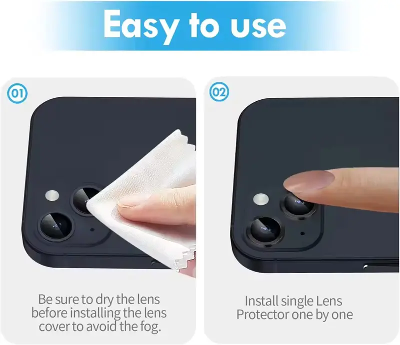 Pelindung Lensa Kamera Logam untuk iPhone 16Promax 15 Pro Max 16Plus 9H Tempered Glass Camera Cover Untuk iPhone 15Pro Lensa Warna Asli pelindung kamera 8