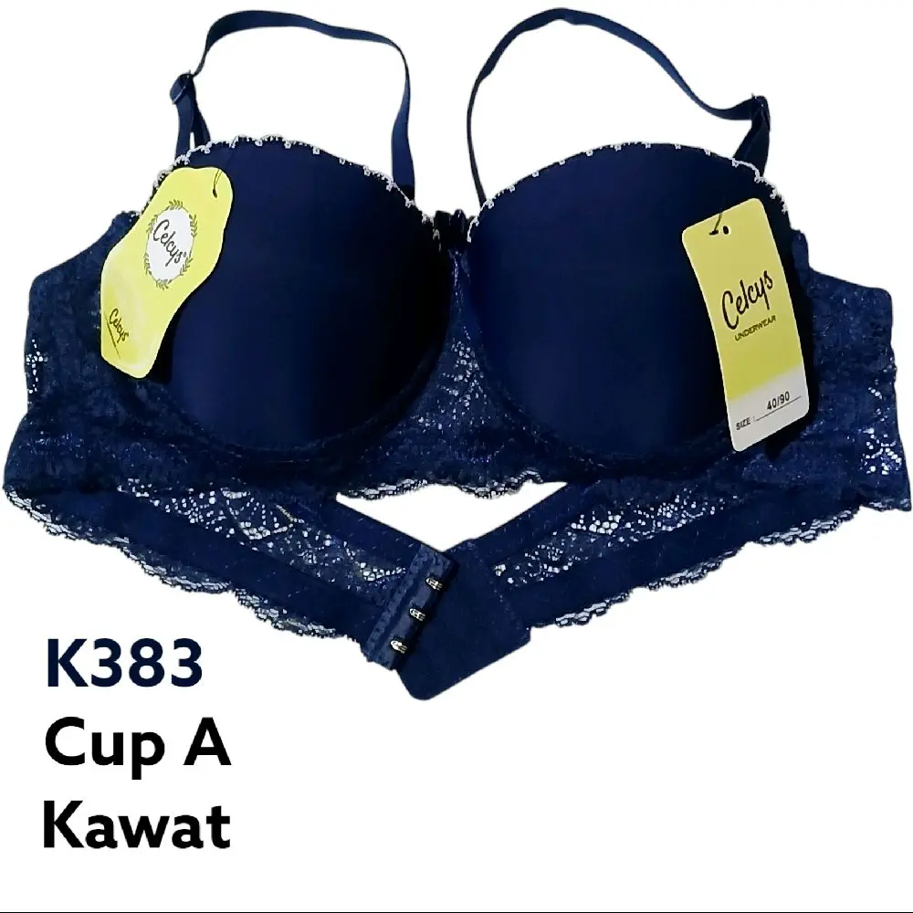 Tiana/Celcys K383 | Bra Cup Kecil Pakai Kawat busa tipis Renda