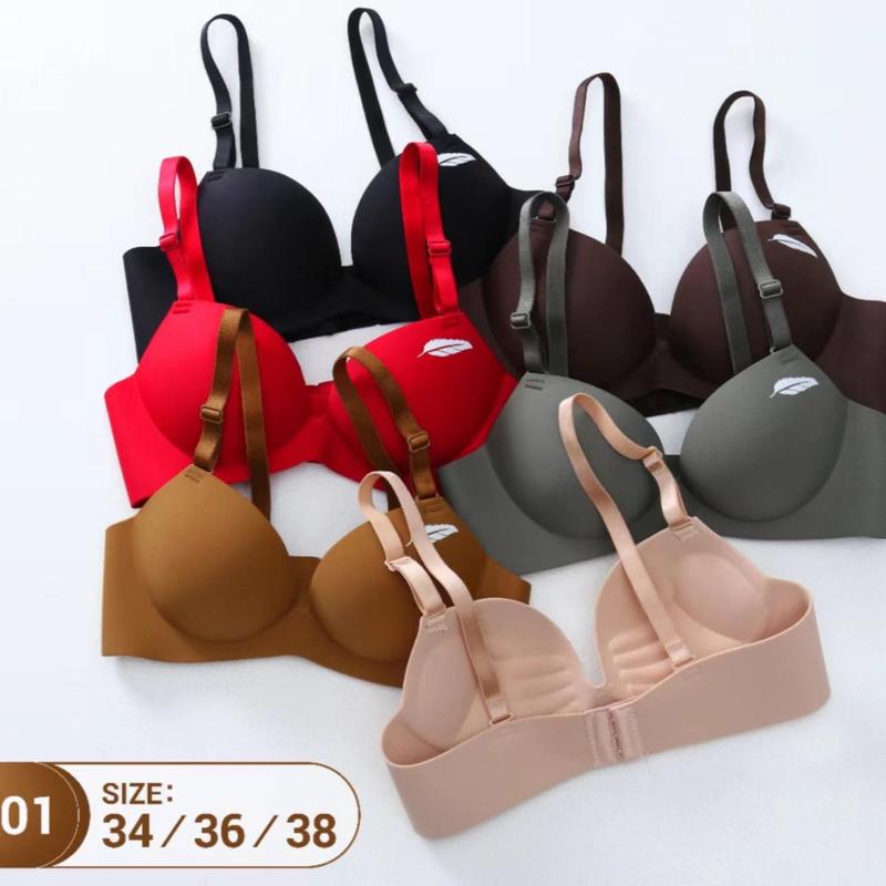 áo ngực đúc su không gọng ,áo lót mỏng Nữ Lông Vũ áo bra trắng Đệm Dày 3CM Nâng Ngực Chống Chảy Xệ Có Tay Dành Cho Nữ