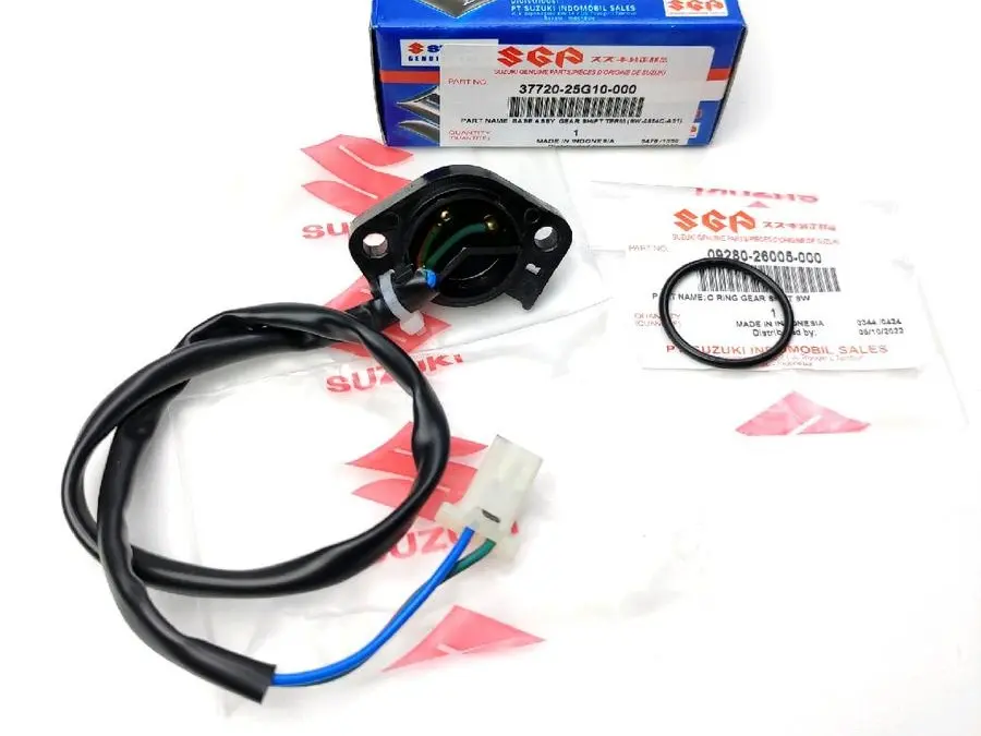 SWITCH SUIT NETRAL + ORING SEAL SATRIA FU 150 KARBU 37720-25G10-000 09280-26005-000 ASLI SGP SUZUKI