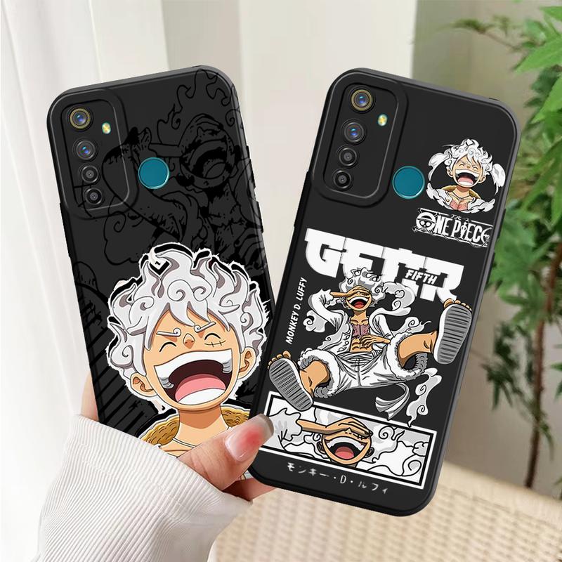 Casing Lunak Motif Anime Lufy untuk Re4lme 5 Pro / 5s 5i C3 6 6i 6pro - Softcase Hp 3