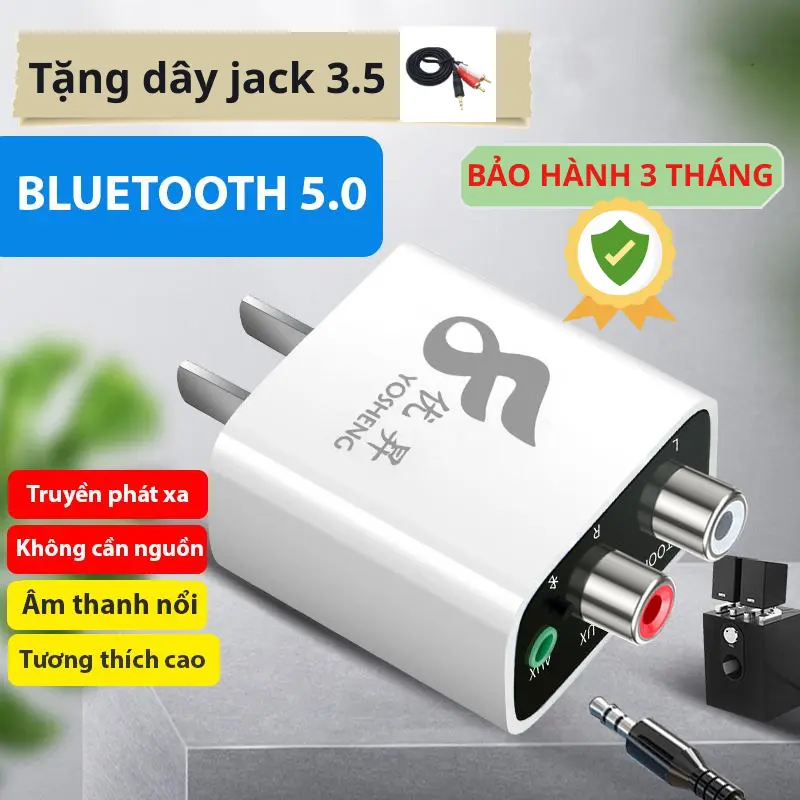 Bộ thu phát âm thanh bluetooth 5.0 cắm trực tiếp khuếch đại âm nhạc chất lượng cao cho amply nghe nhạc  bluetooth Mixer amly