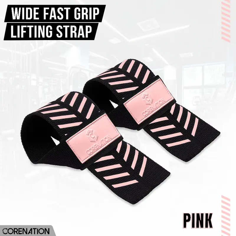 CoreNation Active Wrist Wrap Strap Support Wrist Wrap Wristband Weight Lifting Gym Fitness - WIDE FASTGRIP 3