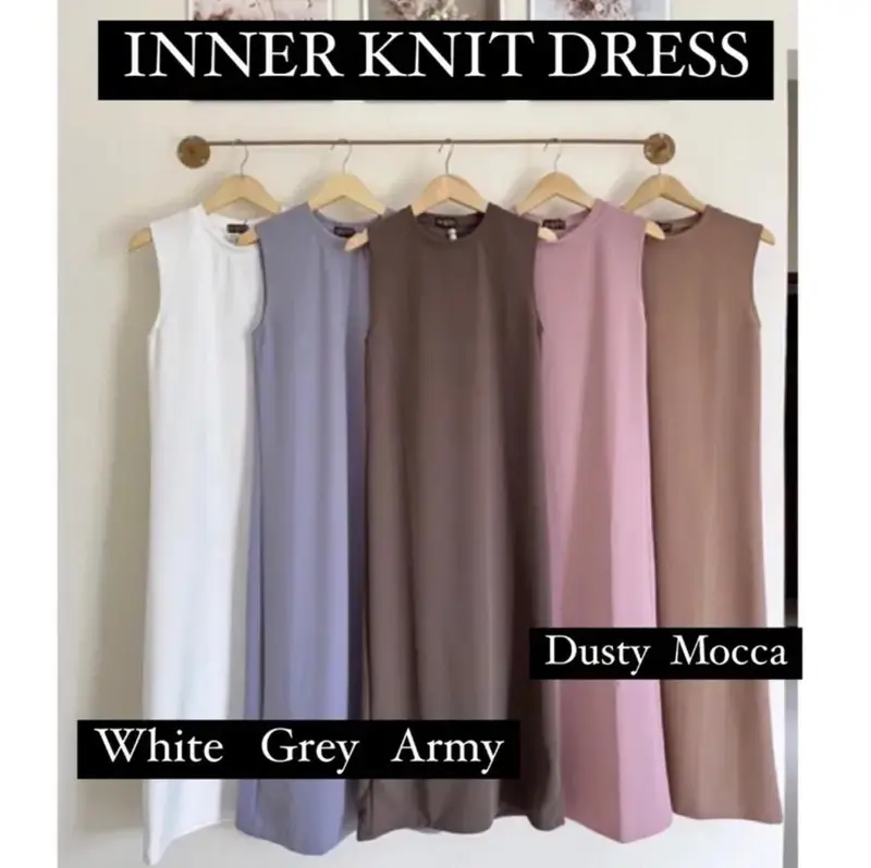 INNER DRES KNNIT LENGAN BUNTUNG 0