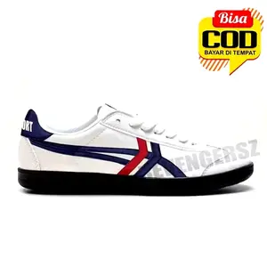 Sepatu Putih Pria Wanita | FREE KAOS KAKI | Sneakers Unisex Casual Model Terbaru Kanvas Kulit Sintesis Hitam Putih