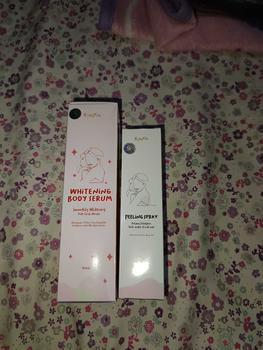 Product Review of ESASKIN (Paket) Peeling Spray dan Body Serum - Spesial Kulit Belang Mencerahkan Tubuh Serum Badan Kaki tangan from H**a 0
