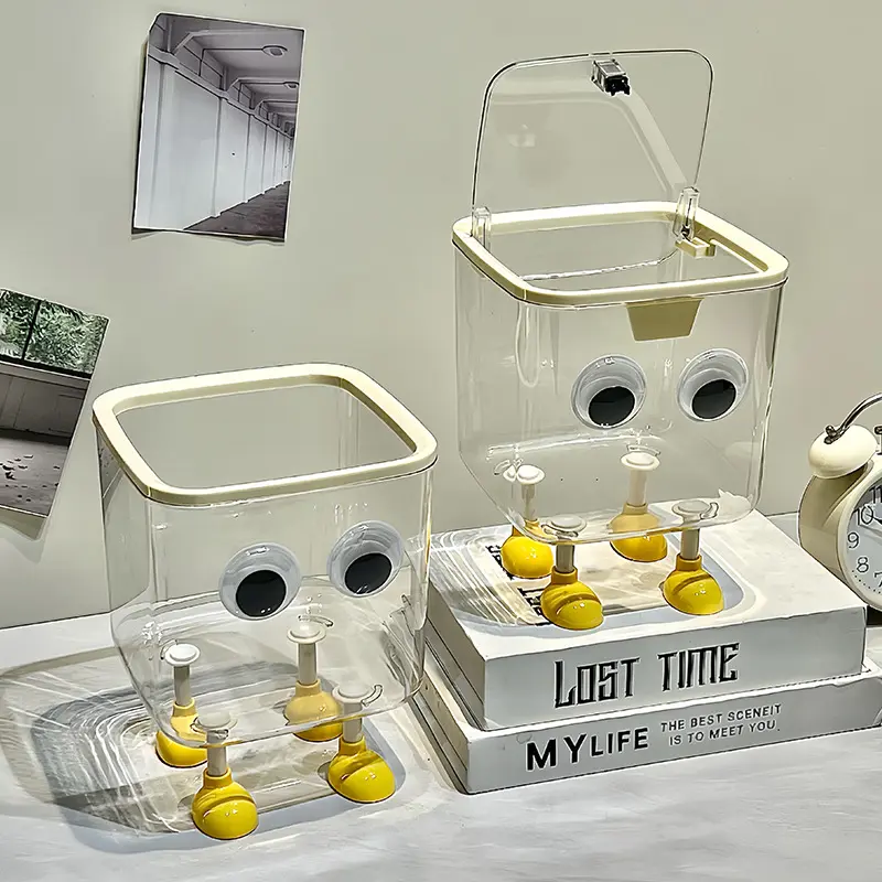Large capacity storage box, multi-functional storage bucket, cute cosmetics box, high-quality desktop makeup storage box wholesale
