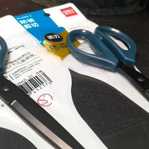 Deli Tools Gunting Telfon Alat Perkakas 6009-S Hitam & Biru Desain Ergonomis Tajam Tahan Lama Multifungsi Praktis