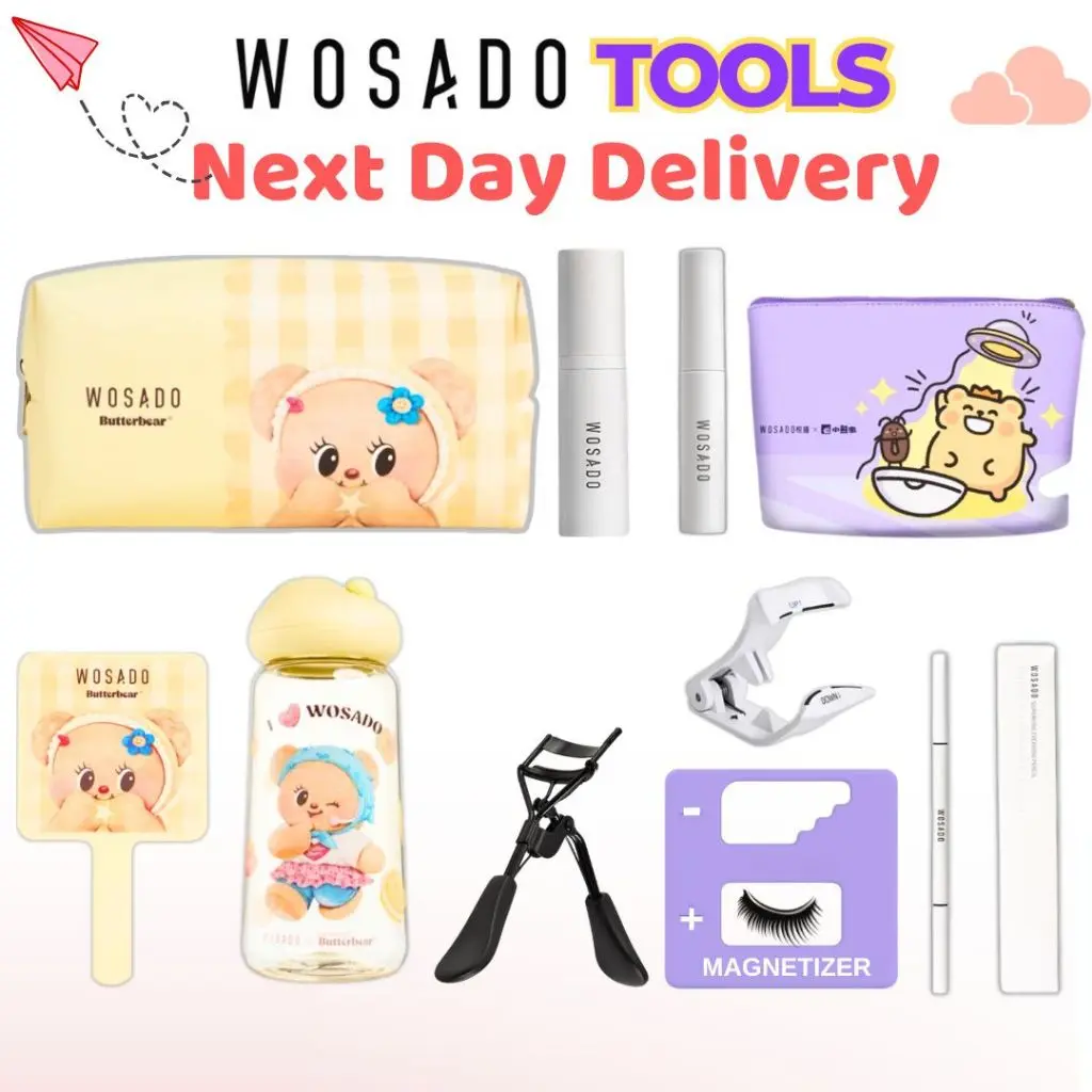 WOSADO【SG OFFICIAL】Magnetiser, Fixer, Cleanser, Applicator and Tools Eyelash Extensions Makeup Cosmetic w osado w osado Heated Magnetic Heartleaf Pore Soft