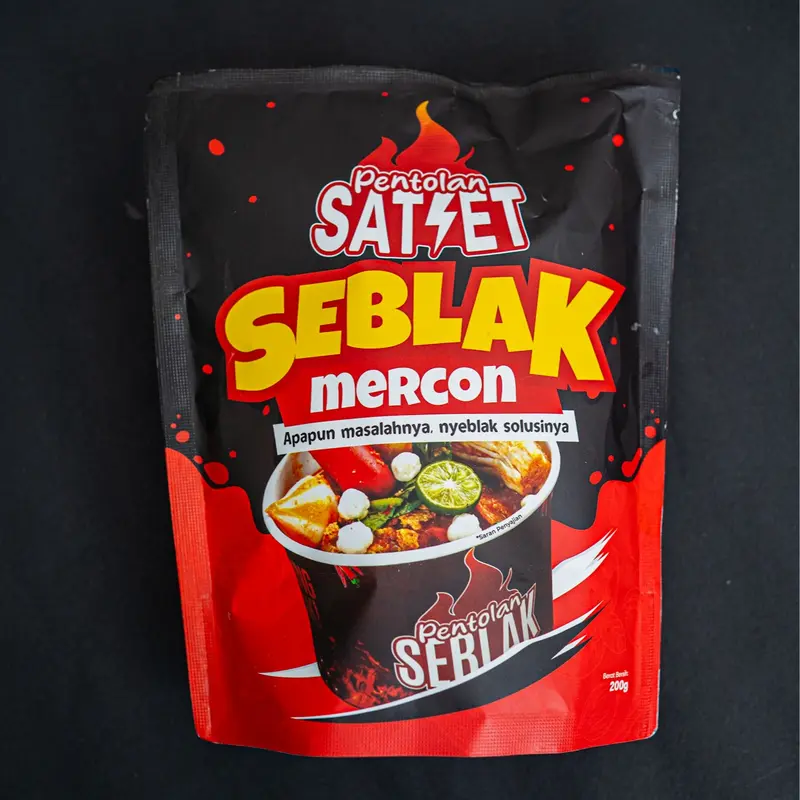 Pentolan Satset - Paket Bundling Seblak Asam Manis dan Seblak Mercon 5