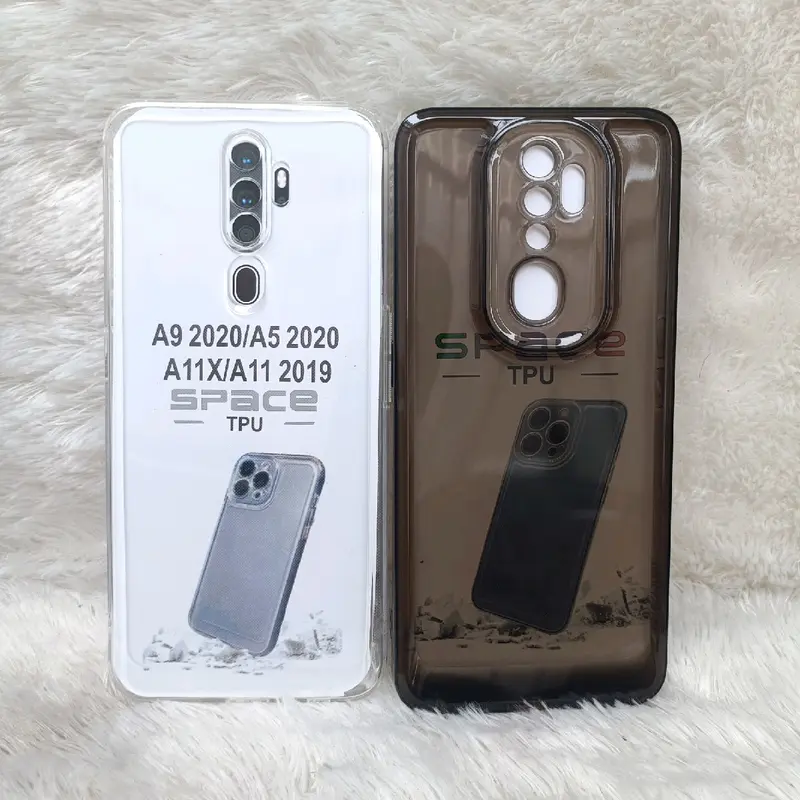 Softcase Casing OP A9 2020/A5 2020 Selikon Bening Trasparan Pelindung belakang HP+Camera 0