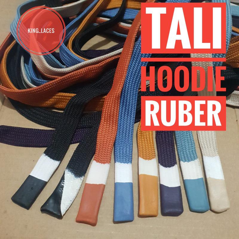 Tali Hoodie/Tali joger panjang 125cm/motif Flat ujung Ruber 0