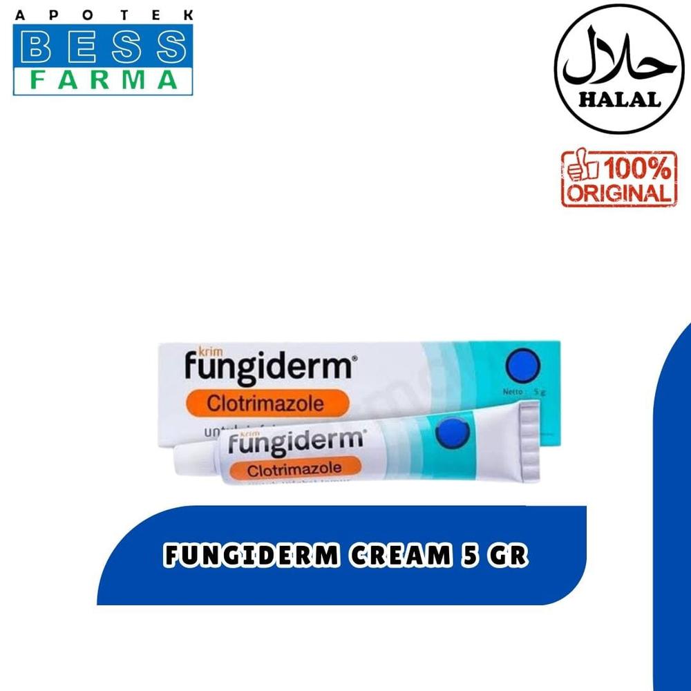 Fungiderm Cream 5 g - Krim untuk Infeksi Jamur