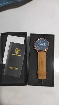 Product Review of Men Quartz Watch Luxury Sports Waterproof Chronograph Luminous Date Man Wristwatch Business Leather Men's Watches Clock from 🇲**X 1