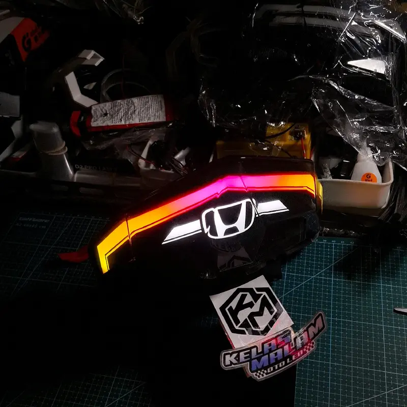 Stoplamp lazy rgb vario led new gen1 gen2 logo honda 1