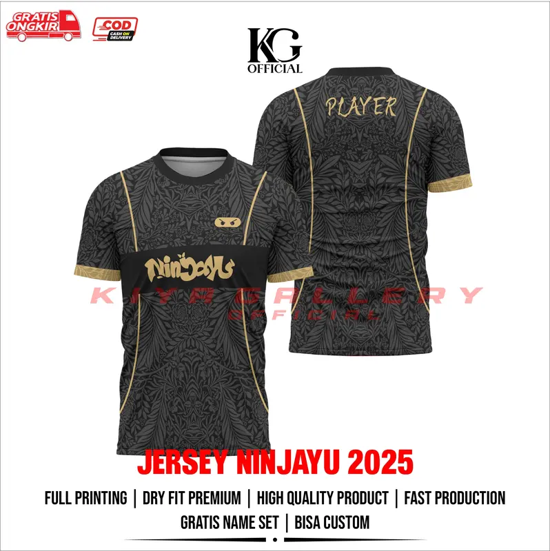 JERSEY BAJU GAMING FF NINJAYU 2025 FULL PRINTING GRATIS PASANG NAMA 0