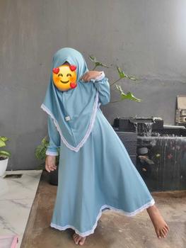 Product Review of gamis anak syar'i polos umur 3-8 tahun from d**a 1