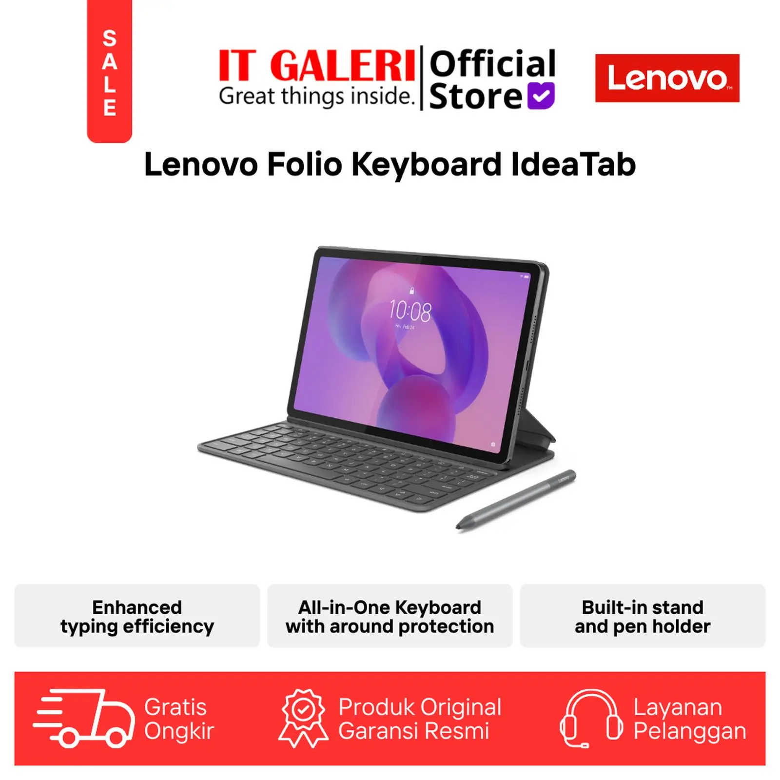 Lenovo Folio Keyboard IdeaTab For Motopad 60 Neo | ZG38C07097