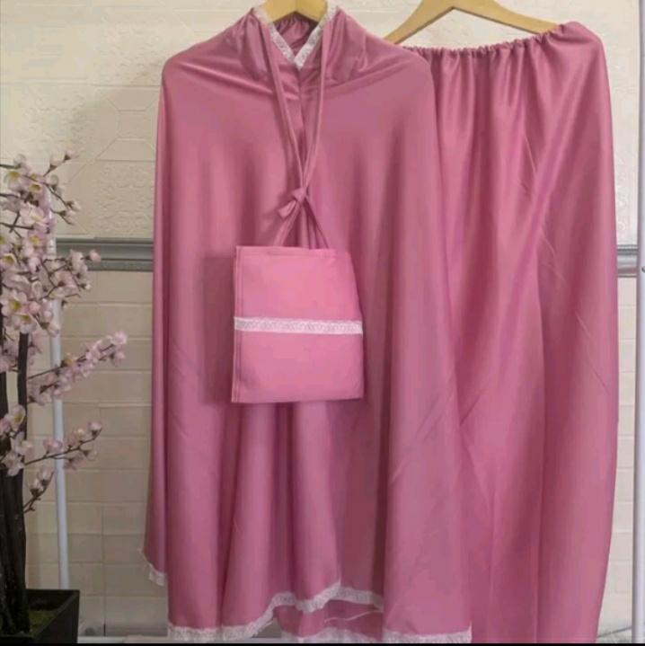 Mekenah dewasa murah, mekenah rendah hyget polos, mekenah amplop renda 4