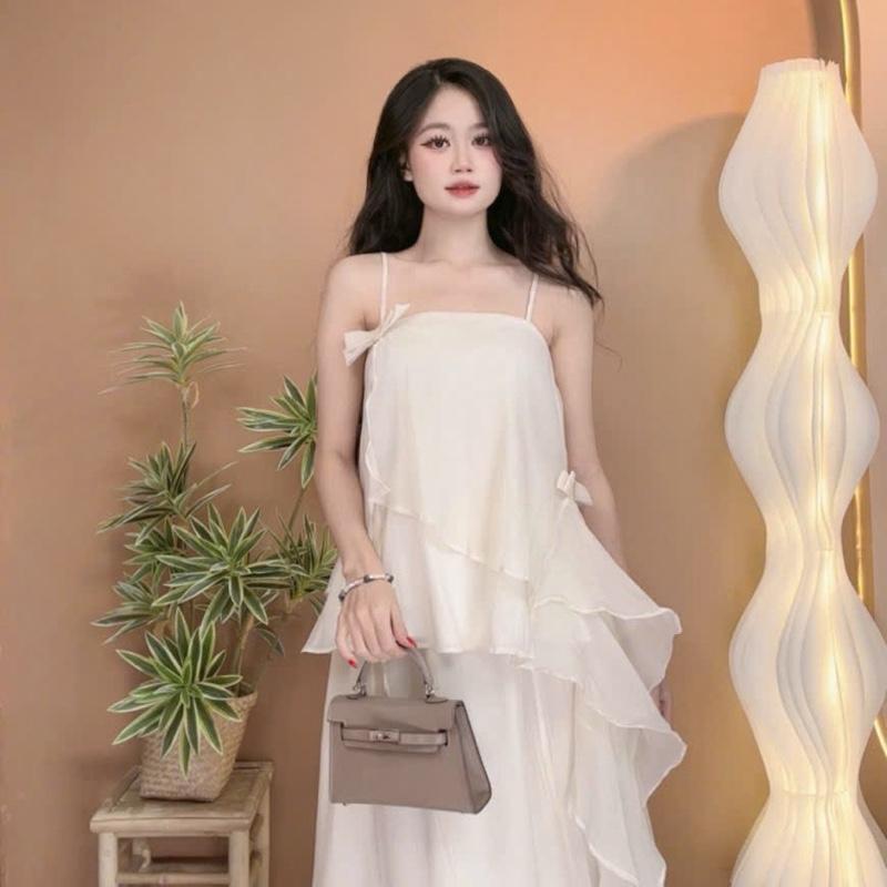Set áo kèm chân váy Voan tơ nến nhiều lớp lệch tà tiểu thư S71 - Phong cách tiểu thư, chất liệu mềm mại, thoáng mát, thiết kế độc đáo và tinh tế, phù hợp cho buổi tiệc và hẹn hò.