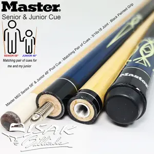 JUNIOR KID CUE MASTER M02 48" INCH STICK BILLIARD ANAK KECIL PEMULA POOL STICK