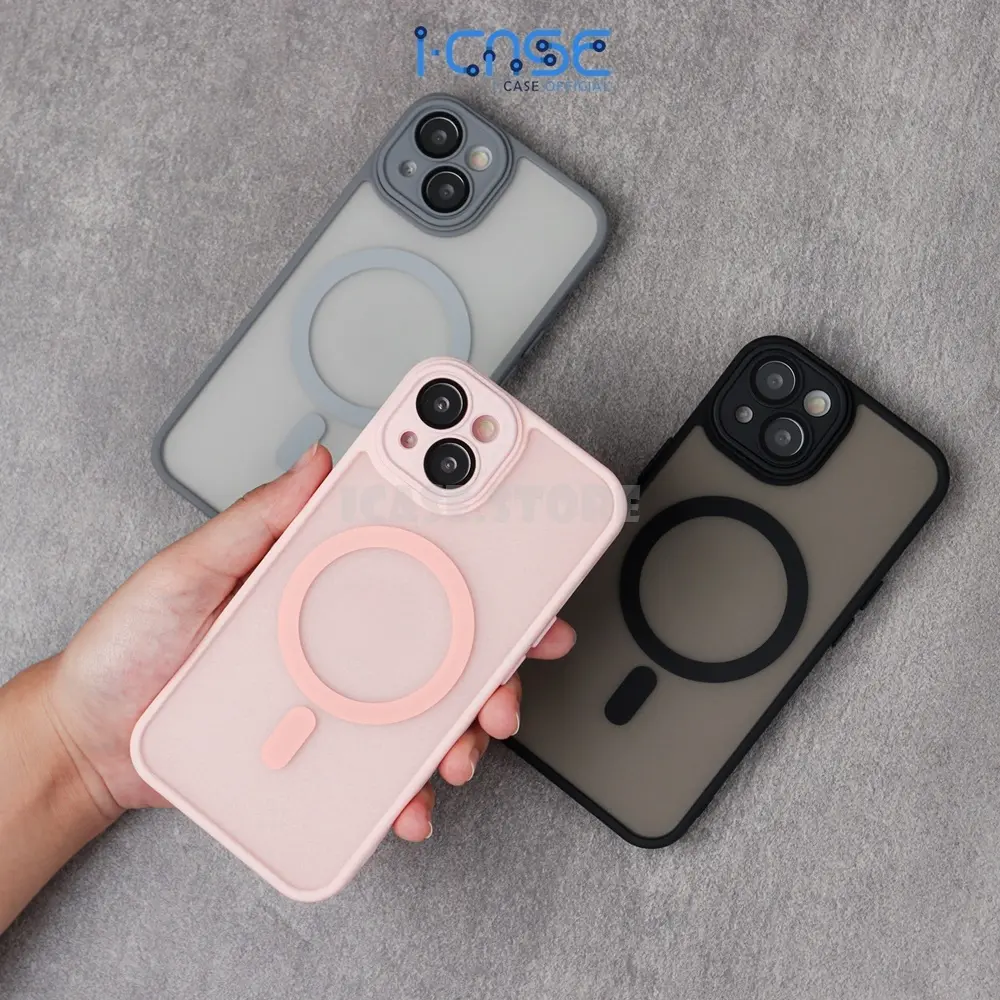 Frosted Magnetic Case For iPhone X XS XR XS MX 11 12 13 14 15 16 Pro Plus Pro Max