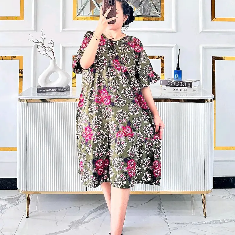DASTER JISSO JUMBO BUSUI WANITA BAHAN RAYON PREMIUM ADEM NYAMAN RATU LAKU DASTER Bumil Dress  Rempel 4