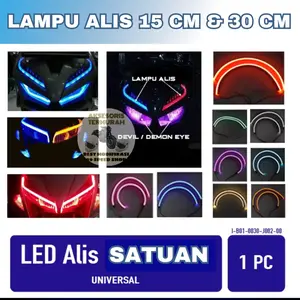 DRL FLEKSIBLE ELASTIS LAMPU ALIS 30CM NEON