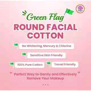 Kapas Selection Round Facial Cotton 80 Sheets - Kapas Kecantikan Pembersih Wajah Bulat 4