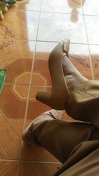 Product Review of XES DITA-371R / Sepatu Kerja Wanita Pantofel black heels Shoes High from D**n n** m**🤯 3