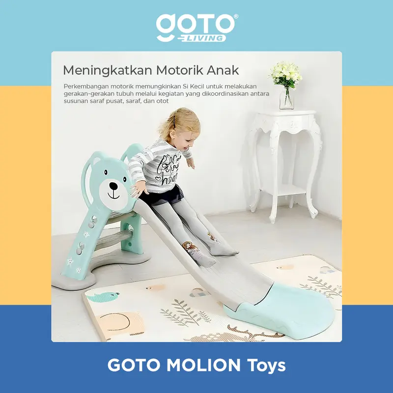 Goto [COD] Molion Perosotan Papan Seluncur Mainan Anak Playground Indoor 3
