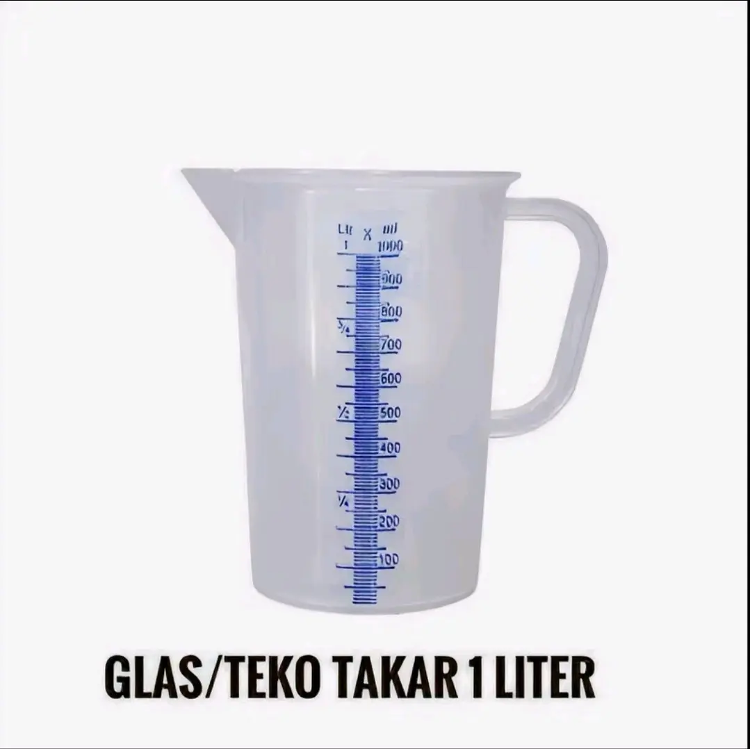 Gelas ukur dan Teko Takar 1 Liter - Alat Ukur untuk Dapur - Kitchenware