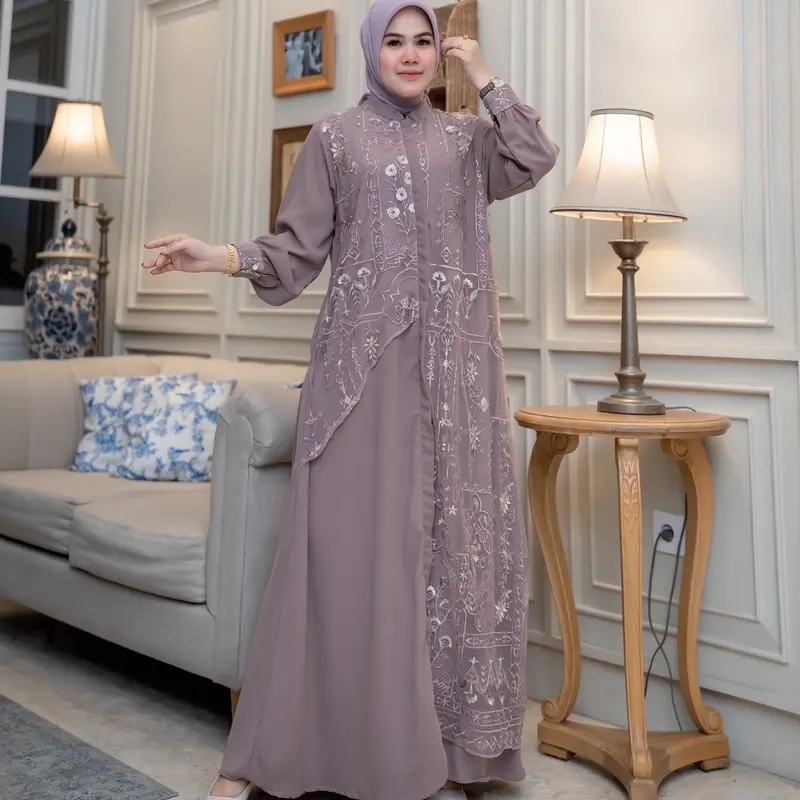 Zahra Big Size M031 Baju Dress Wanita Pesta 1