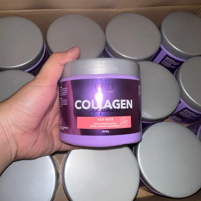 COLLAGEN MASKER RAMBUT HAIR MASK COLLAGEN SHAMPOO CBD Haircare Perawatan Rontok Wangi Vitamin 1
