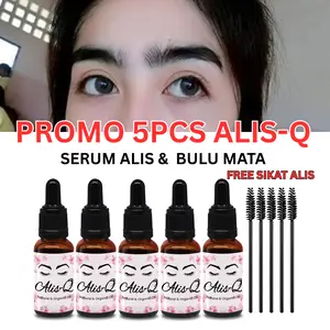 [PROMO] Paket Isi 5 ALIS-Q Serum Alis dan Bulu Mata - Perawatan Maksimal untuk Alis Tebal & Bulu Mata Lentik - Eye