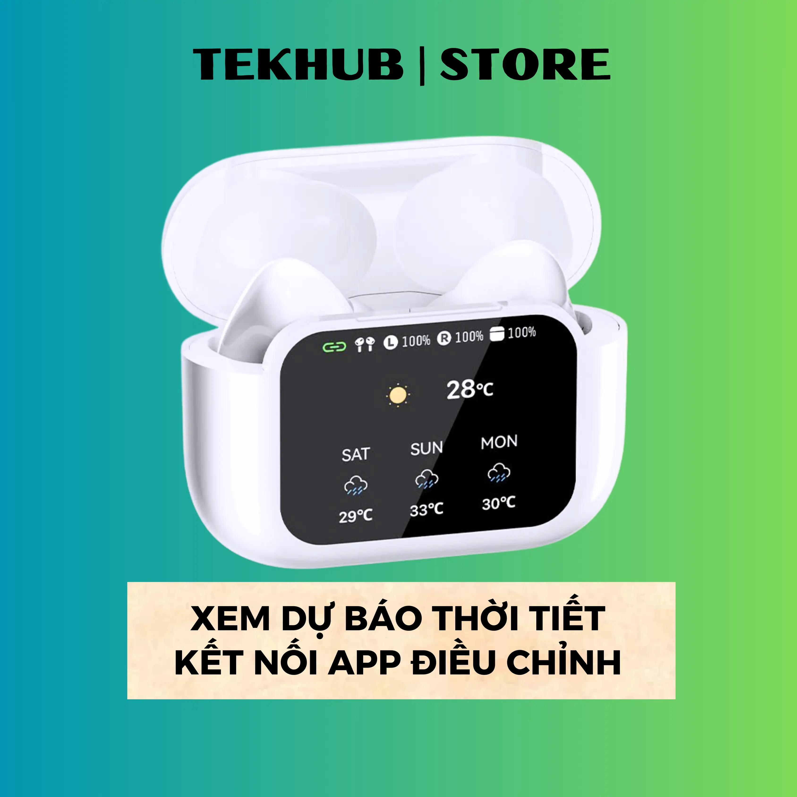 Tai Nghe A11 Ultimate Xịn ( Nâng cấp pin ) Kết Nối App, Full viền màn hình, Chống ồn ENC, Kháng nước IPX6, EQ Cân bằng âm thanh, Phù hợp mọi dòng máy | BigBuy360 - bigbuy360.vn