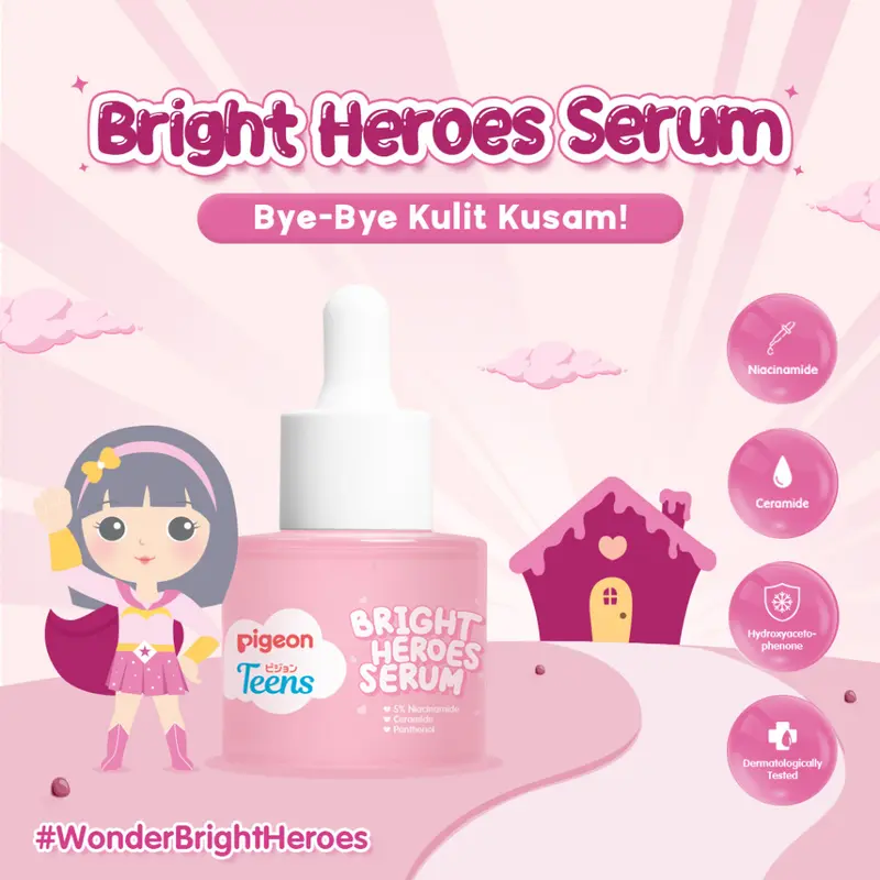 (ISI 5) PIGEON TEENS Teenage Dream Bundle Paket Skincare Remaja 4