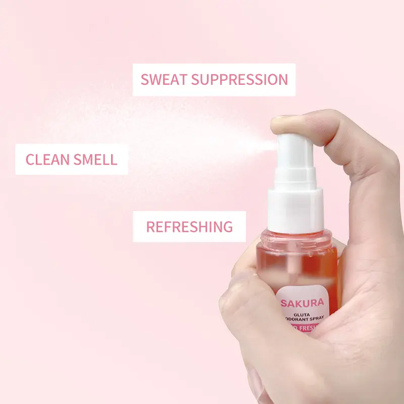 Bộ Làm Trắng Nách Hoa Anh Đào, 1 Miếng, Bao Gồm Kem Làm Trắng Nách Hoa Anh Đào Và Xịt Khử Mùi Gluta, 1 Miếng 7