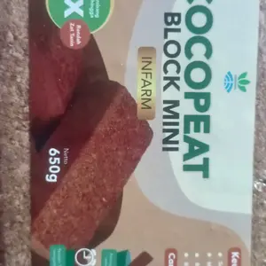 INFARM - Cocopeat Block  Media Tanam Sabut Kelapa Halus Cocopeat Serbuk Balok Mini Cocopeat Serbuk Kelapa Media Tanam Menyimpan Air Media Tanaman Penggembur Tanah Ramah Lingkungan Media Tanam Anti Jamur Cocok Untuk Hidroponik Anggrek Sayuran Buah